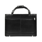 Ashlin WINCHESTER Slim Briefcase, 2 Handles with a Long Strap, Black (P7314-MM08-01)-Interior pockets include 4 card pockets plus pen loops