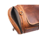 Tolredo Helios Leather Travel Barrel Bag - Brown-Responsible sustainable living: non-chemical vegetable tanning process