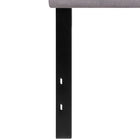 Flash Furniture Bedford Tufted Upholstered Twin Size Headboard - Light Grey Fabric-Box Stitch Design