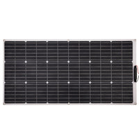Technaxx TX-208 100W Flexible Solar Panel - Black-The flexible solar panel is ideal for various applications, such as camping, caravans, boats, gazebos, balconies, etc.