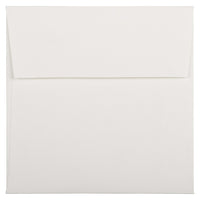 JAM Paper 6 x 6 Square Envelopes, Strathmore Bright White Wove, 100 Pack (900958831g)-Bright white