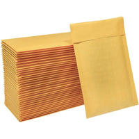 SUM Premium Bubble Cushioned Envelope Mailer - #0 - 6.5" W x 10 " L - Kraft - 250 per Pack-Kraft Bubble Mailer. Ideal for shipping