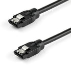 StarTech 0.6 m Round SATA Cable-0.6 m round SATA cable with straight latching connections