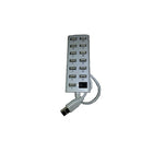 MMNOX – Concentrateur USB 2.0 à 13 ports UH045 avec commutateur, blanc (AS-MX-UH045W)-Concentrateur USB à 13 ports
