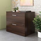 Sauder Affirm Lateral File - Noble Elm-Durable, 1" thick top for display of photos, books, and more