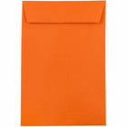 JAM Paper 6 x 9 Open End Catalog Envelopes, Brite Hue Orange Recycled, 100 Pack (88129)-Orange