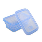 Minimal Silicone Food Storage Container - Blue - 860ml - Set of 2-Steam release valve