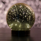 Truu Design Starry Globe Light, 6 x 6.75 inches, Gold-Battery operated, 3 x AAA batteries required (not included)