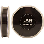JAM Paper Double Faced Satin Ribbon, .38 Inch Wide x 25 Yards, Black, 4 Pack (803SAbl25g)-Black