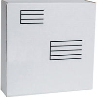 Crownhill Mailing Box - White - 12.25" L x 3.875" W x 12" H-Kraft