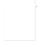 Southwest Tab - C - 1/26th Cut - No Hole - White - 25 Pack-Index and Litigation Tab Dividers
