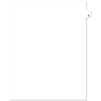 Southwest Tab - C - 1/26th Cut - No Hole - White - 25 Pack-Index and Litigation Tab Dividers