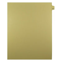 Mark Maker Legal Exhibit Index Tab Buff Single Tabs, 1/25th Cut, Letter Size, No Holes, Number 127, 25 Pack-Buff Single Tabs, 1/25th Cut