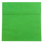 JAM Paper 8.5 x 8.5 Square Envelopes, Brite Hue Green Recycled, 100 Pack (2792295g)-Christmas green