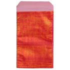 JAM Paper Foil Envelopes with Self Adhesive Closure, 5.25 x 8, Open End, Red Iridescent, 25 Pack (1323289)-Material: foil