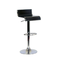 TygerClaw Bar Stool, 9.8" x 20.5" x 17.7", Black-Stylish Modern Design