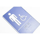 Futech Women's and Handicap Men's Washroom Signs, 2 Pack-Pack Size: 2/Pack