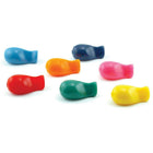 The Pencil Grip Jumbo Pencil Grip-Jumbo grip though is about 40 percent larger than the pencil grip providing extended comfort and support up to the second knuckle