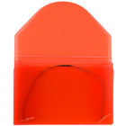 JAM Paper Plastic Business Card Case, Red Frosted, 5 Pack (2500 010g)-Material: Plastic