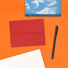 JAM Paper Enveloppes A2 en papier recyclé, rouge, 250/paquet-Poids du papier : 24 lb