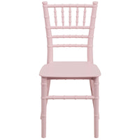Flash Furniture - Chaise Chiavari en résine rose pour enfants-Ensemble de 10 chaises Chiavari pour enfants