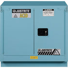 Justrite Sure-Grip Ex Acid/Corrosive Storage Cabinets, 2 Doors, Manual, Undercounter, : 35" x 22" x 35"-Poly liners on shelves and poly sump liner are removable for easy cleaning