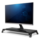 Allsop Dual Height Adjustable Lo Riser Monitor Stand with Wide Platform - Black-Height Options: 2", 3"
