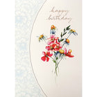 MillBrook Studio Greeting Cards/Envelopes - 5-3/8" W x 7-3/4" H - Red and Yellow Flowers - 18 Pack-Card shop quality greeting cards