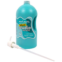 Mont Marte Studio Acrylic Paint - 2L - Turquoise-Acrylic paint
