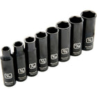 Dynamic Tools 3/8" Drive 8 Piece 6 Point SAE, Deep Impact Socket Set, 5/16" - 3/4"-Contains: 5/16", 3/8", 7/16", 1/2", 9/16", 5/8", 11/16", 3/4"