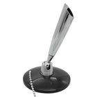 Merangue Stayput Desktop Pen - 24" Metal Chain - Black-24" metal chain/ball ensures that the pen stays in place