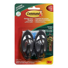 Command Outdoor Medium Slate Terrace Hooks with Foam Strips 17086S-AWEF-Holds strongly, removes cleanly, Easy to apply, Easy to remove, and Works on a variety of surfaces