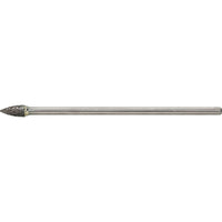 Solid Carbide Burrs, Tree Shape, Pointed End, 3 Pack-TREE SHAPE - POINTED END - No.