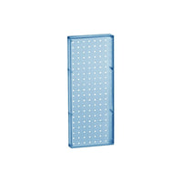 Azar Displays 20" x 8" Pegboard 1-Sided Wall Panel, Translucent Blue, 2 Pack-For use with flat surface
