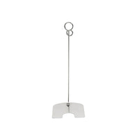 FuTECH PCHC28 Place Card Holders, Height 8", 10 Pack-Alligator clip grips displayed showcards, price tags, photos, memos and notes...etc. Modern and strong stainless steel cylindrical bases.