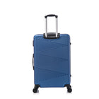TOSCANO INTRECCIARE 20" Hardside Carry On Luggage - Blue-ABS Hardshell