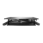 StarTech Large Sit-Stand Desk Converter, 35" (ARMSTSLG)-Cost-effective ergonomic solution - Simply place the sit-stand desk converter on your existing work surface (min. 26" depth), to enjoy the benefits of a height-adjustable standing desk