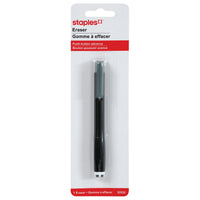 Staples Retractable Eraser - Assorted Colours-Flexible and soft white eraser