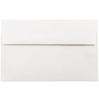 JAM Paper A10 Invitation Envelopes, 6 x 9.5, Strathmore Bright White Wove, 1000 Pack (191220B)-Bright white