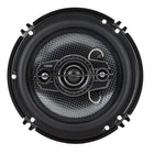DS18 – Haut-parleurs d'automobile coaxiaux 4 voies de la série Select, 6,5 po, paire, 200 watts-L'aimant de 10 oz fournit la puissance pour projeter un son homogène et net