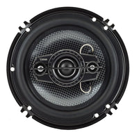 DS18 – Haut-parleurs d'automobile coaxiaux 4 voies de la série Select, 6,5 po, paire, 200 watts-L'aimant de 10 oz fournit la puissance pour projeter un son homogène et net