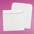 JAM Paper 10.5 x 10.5 Square Envelopes, White, 50 Pack (3992320I)-Paper Weight: 28 lbs.