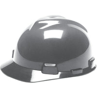 MSA V-Gard Protective Caps - Fas-Trac Suspension, Ratchet Suspension, Grey - 4 Pack-Certification(s) ANSI Type I