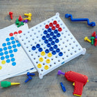 Educational Insights Design and Drill Activity Centre - Grade Toddler - 2-Usage ideas: Children love using the design and drill activities to crate their own designs, or following the sets colorful activity cards to make pictures and patterns