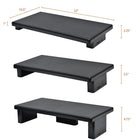 DAC MP-212 Height-Adjustable Ultra-Wide Monitor Riser/Stand with 2 USB Ports-Easy to assemble - No tools required. Assembly only takes a few seconds