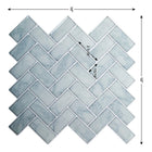 CTG Brands Herringbone Wall Tile, 10" x 10", White Marble, 6 Pack-Feature: easier to work with than big rolls or larger tiles as the size allows for a good stitching installation, can be bent to corner or cut by a sharp utility knife to fit perfectly