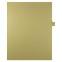 Mark Maker Legal Exhibit Index Tab Buff Single Tabs, 1/15th Cut, Letter Size, No Holes, Number 96, 25 Pack-Buff Single Tabs, 1/15th Cut