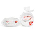 Goodtimes 9" Foam Plate, 50 Pack-Leak Resistant