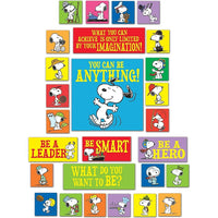 Eureka Bulletin Board Set, Peanuts You Can Be Anything (EU-847683)-Motivational, peanuts