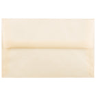 JAM Paper A10 Invitation Envelopes, 6 x 9.5, Spring Ochre Ivory Translucent Vellum, 50 Pack (PACV850I)-Spring ochre translucent envelope
